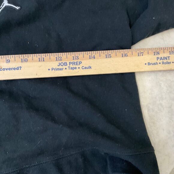 Nike Black Hoodie with White Logo - Picture 6 of 7